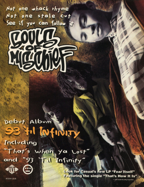 hiphopphotomuseum:  93 ‘Til Now: an oral history with Souls Of Mischief. Via Esquire [More here…]  One of my fav album.