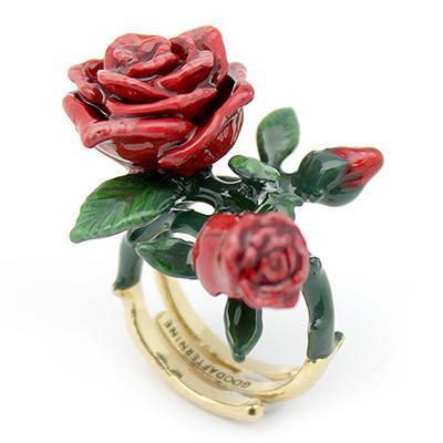 peachblushparlour:Flower Rings by Good After Nine
