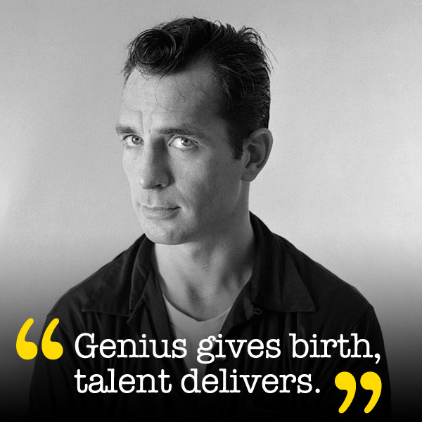 explore-blog:
“ Jack Kerouac on whether writers are born or made and the crucial difference between genius and talent, applicable to all creative fields
”