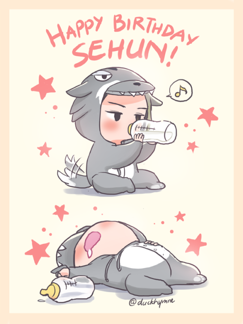 duckhymne:Happy Oh Sehun Day!! ♥♥