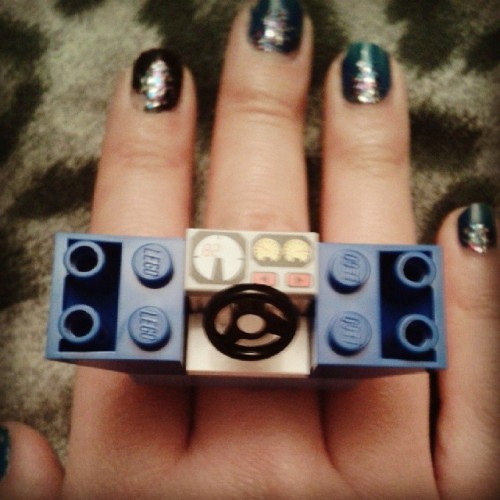 New Bowsdontcry ring. #lego #ring #mode #geek #geekette #seapunk #futuriste #instafashion #streetsty