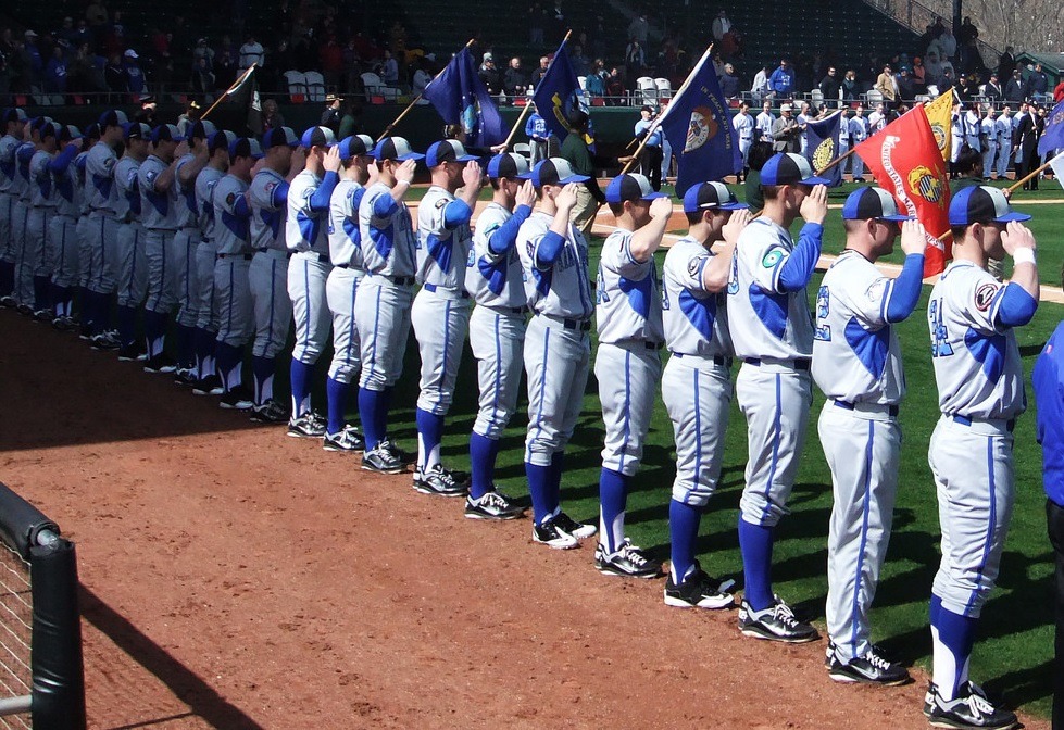 randyjockster:US Air Force Academy baseball teamClassic Baseball uniforms with stirrups!