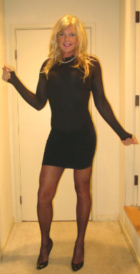 Rocking that little black dress