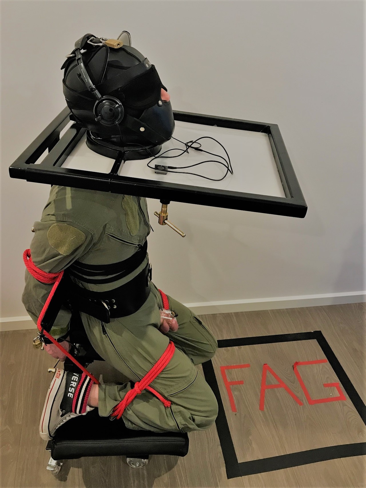 mega-kink: the fourth of my bondage table compilation, I really love my bondage table