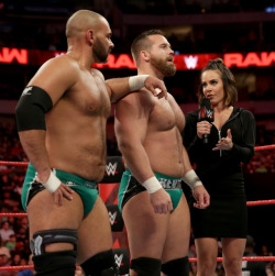 rawsmackdownnxtdivas:  Charly Caruso,Dash Wilder,Scott Dawson:Raw 3/19/18