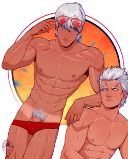 foxbravoart:  Dante &amp; Vergil~If you want to support me:  Ko-fi