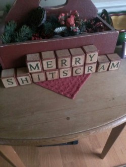 midnight-spectrum-again: drunkygoesonadventures:  dontbearuiner:  I will reblog this every Christmas season I’m on tumblr.  It’s beginning to look a lot like shit scram    Oh my god 