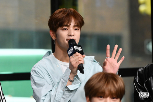 Stray Kids at the BUILD Studio on May 13th, 2019.