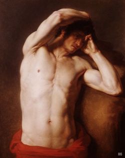 hadrian6:  Semi-Nude Male. 1785. Guillon