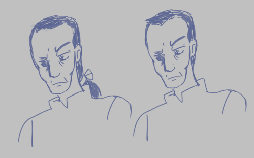  week old doodle of saltz with and without a ponytail! why’d i forget to post this treasure? 