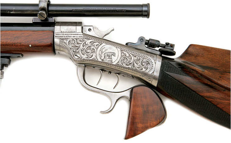 peashooter85:  A custom Marlin Ballard Pope target rifle with shooters kit, late