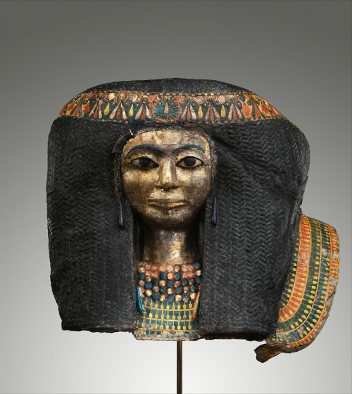 met-egyptian-art: Funerary Mask of a Woman, Egyptian ArtTheodore M. Davis Collection, Bequest of The