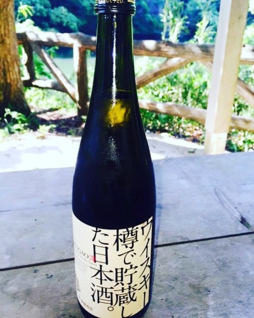 Whiskey barrel aged #sake #followｍe #thesoulofjapan for all news on great #地酒 #москва #moscow #рос