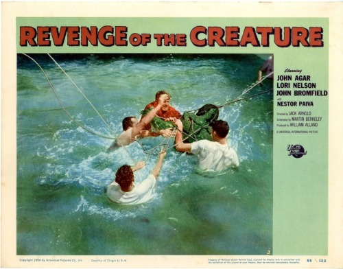 Revenge of the Creature lobby cards