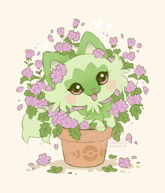 #sprigatito fan art | Explore Tumblr Posts and Blogs | Tumgik