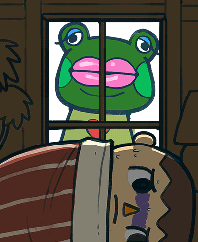 pizza-omelette:  Maybe… Maybe If I don’t turn the game on tomorrow she can’t move in?… I could always delete the town…  