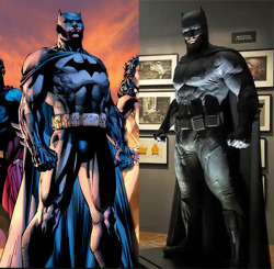 daily-superheroes:  Batman (Jim Lee) Vs Batfleckhttp://daily-superheroes.tumblr.com