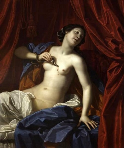 tierradentro:“The Death of Cleopatra”, 17th century, Benedetto Gennari.