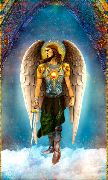 by-grace-of-god:Holy cards and posters from pocketfullofmiracles on Etsy (St. Michael Archangel, Hol