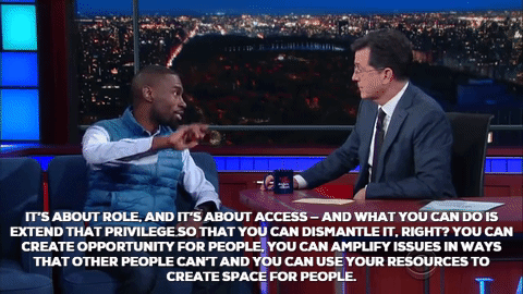 Stephen Colbert confesses to DeRay McKesson what white people fear about privilege — and it’s perfect