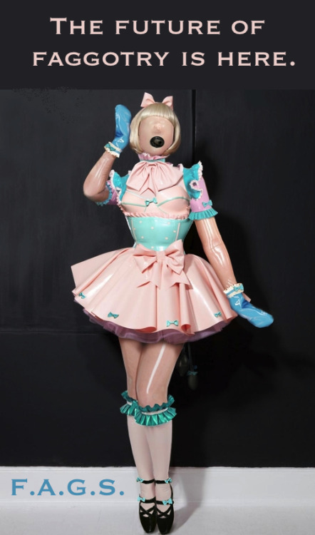 Men who like rubber dolls dress up