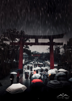 visionsandvistas:Rain in Kyoto