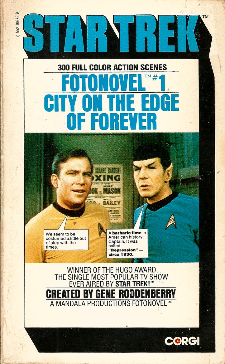 Star Trek Fotonovel 1: The City on the Edge of Forever, written by Harlan Ellison