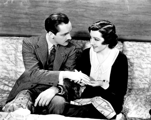 Claudette Colbert and Fredric March in “Honor Among Lovers (1931),” directed by Dorothy Arzner.This 