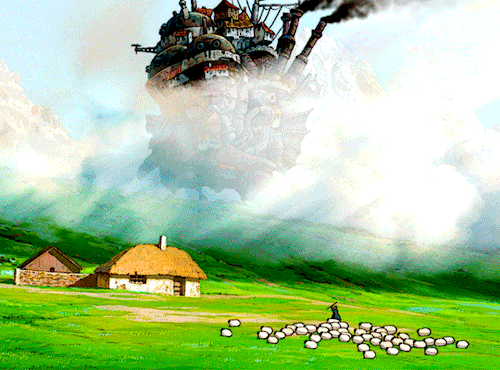 debickis:  HOWL’S MOVING CASTLE (2004) dir. Hayao Miyazaki concept sketches / final