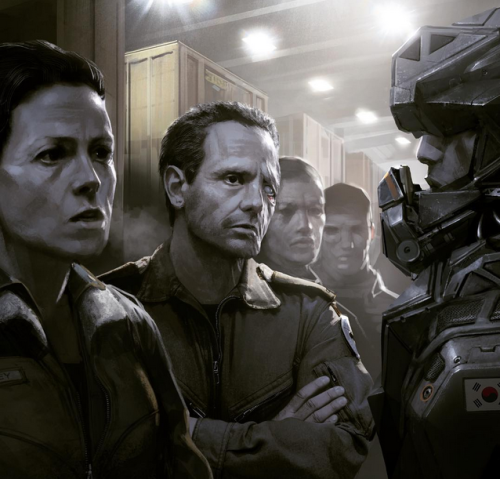 New concept art from Neill Blomkamp from his upcoming Alien sequel. It is going pretty well.&nb