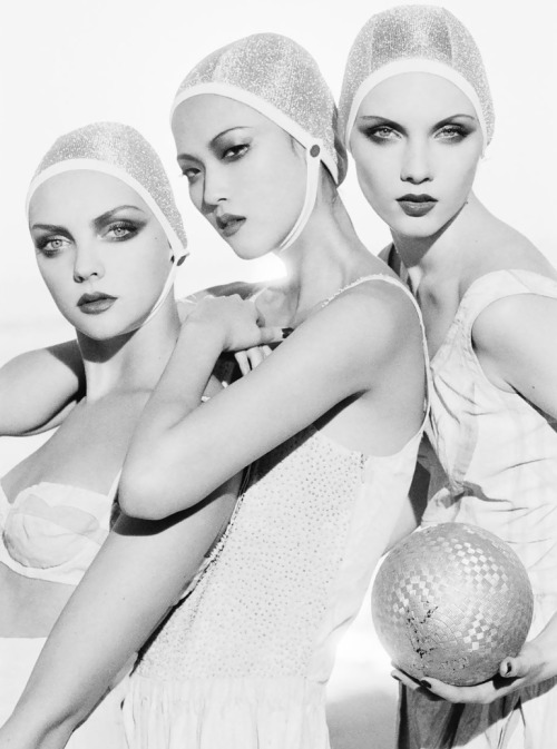 a-state-of-bliss: Vogue Italia June 2006 - Heather Marks, Hye Rim Park &amp; Ilona Kuodiene by E