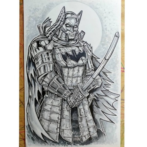 Batman Samurai 11X17 Bristol#Batman #samurai #fanart #copicink #copicmarkers