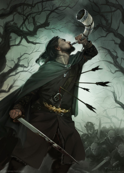 allthatisfantasy: Valour needs first strength, and then a weapon. - Boromir Artist: Aurore Foln