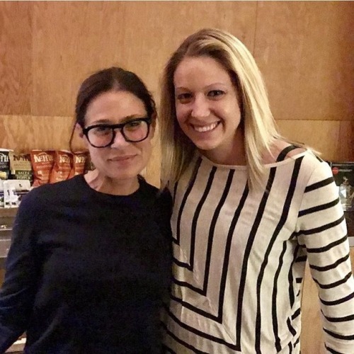 #MauraTierney & @paigemaster after @thewoostergroup’ #TownHallAffair last night (at REDCAT