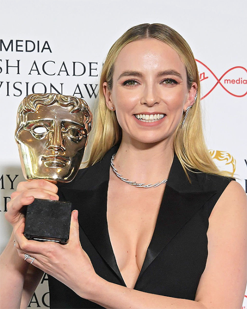  JODIE COMERLeading Actress Award winner at the BAFTA TV AwardsMay 8th 2022 