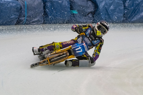 Wikipedia picture of the day on August 23, 2021: Max Niedermeier practicing for the 2018 FIM Ice Spe