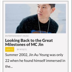 In other news, let&rsquo;s take a look back to the great milestones of the legendary MC Jin. Go to 