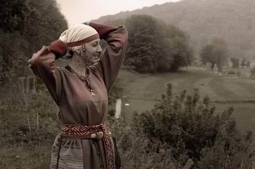 borghildvikingcreations: Slavic lands by  @maenaartclothing : meplace : Saint Wandrille - Normandy