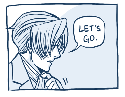 objectionablygaylawyers:  With Miles being a chief prosecutor and all, they don’t get much courtroom action anymore. What nerds.