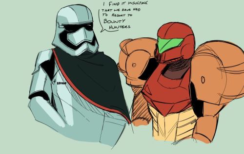 plintoon:So uh, I watched Star Wars and I really like Captain Phasma. I’ve also been drowning in thi