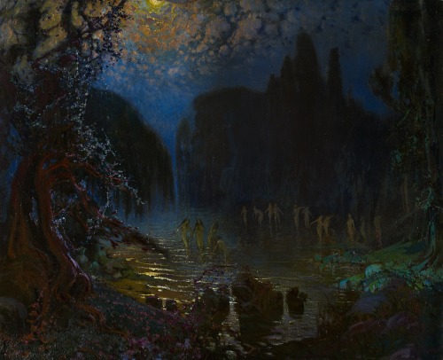 Antonio Muñoz Degrain El baño de las ninfas, 1915