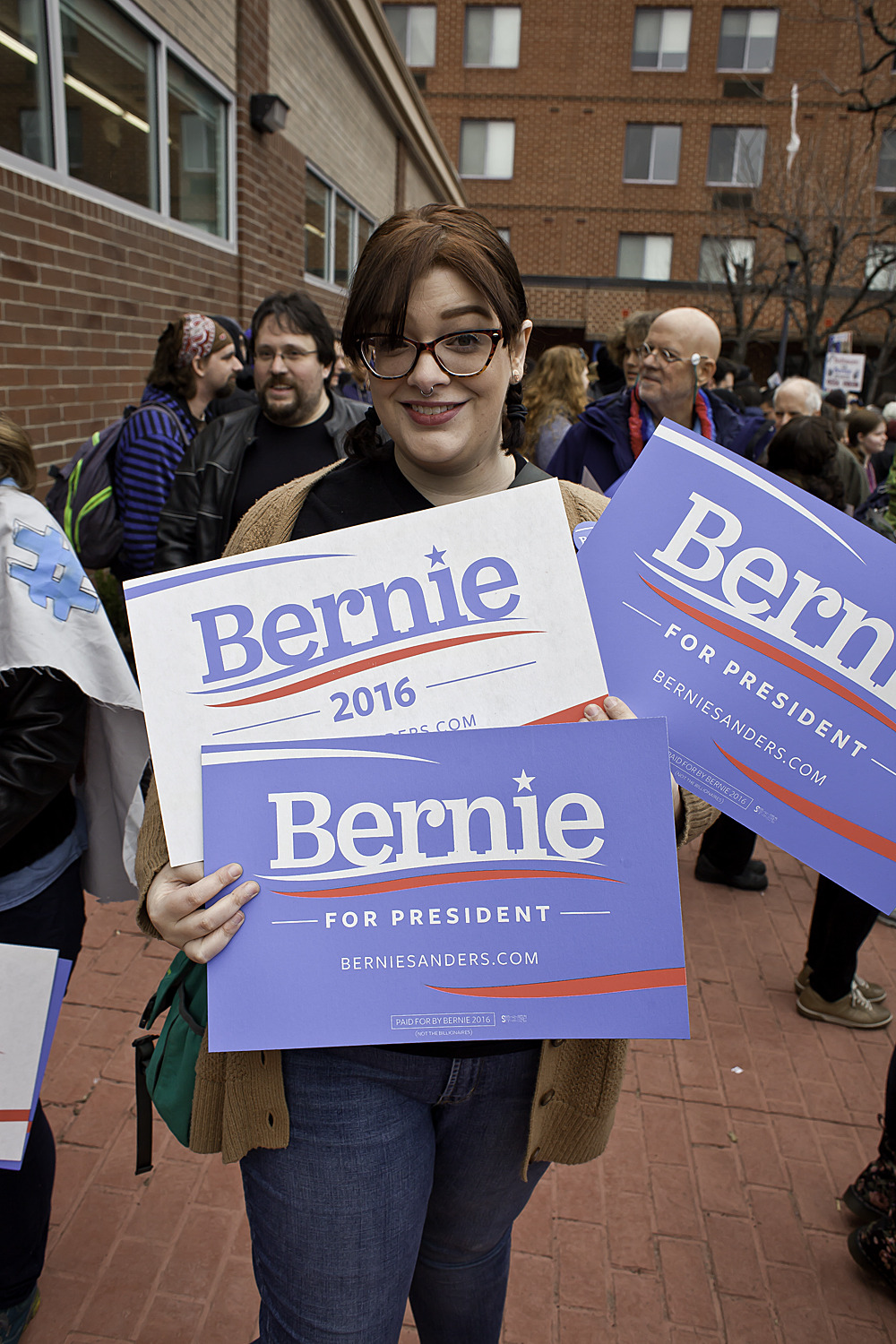 patgavin:  Bernie Sanders Rally &amp; March, Penn-North, Baltimore, Md 3/19/16