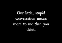 I built you up, but you let me down...