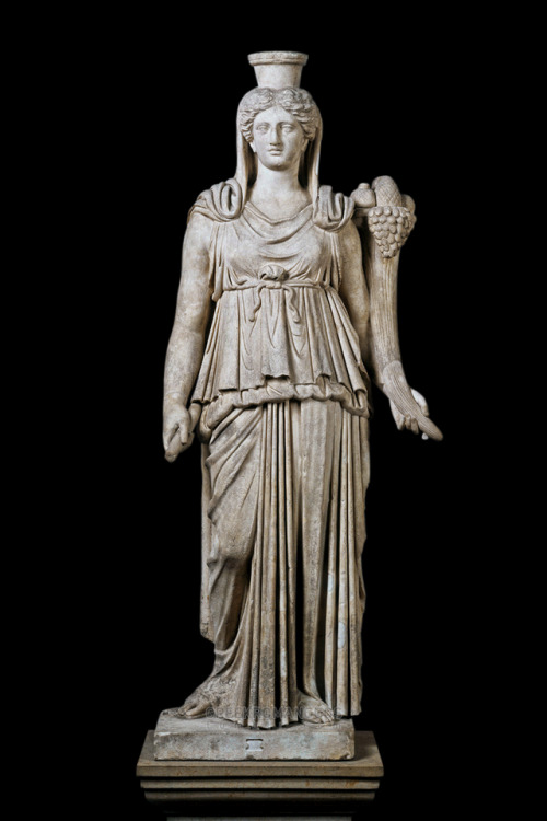 greekromangods: Tyche Second half of the 5th century BC Marble Staatliche Museen zu Berlin ** Visit 