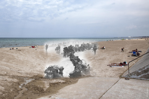 Sword Beach ghost, D-Day & July 2012 (by Nick J Stone)