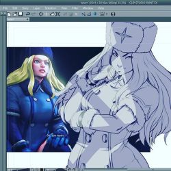 tovio-rogers:  Testing out the new laptop. Gaming PCs are perfect for art. Drawing with zero lag is the best! #streetfighterv #helen 