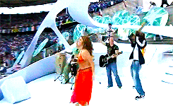  Shakira performing at the FIFA World Cup closing ceremonies (2006, 2010, 2014) 