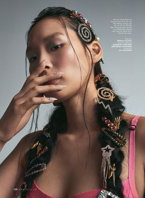 ELLE VIETNAM BY JOSHUA PESTKA HAIR BY NIKO WEDDLE. PRODUCTIONA ADN CASTING MIRHAM ASCENCIO.