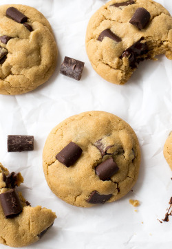 verticalfood:  Peanut Butter Chocolate Chunk Cookies  