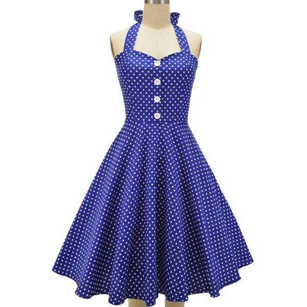 Vintage polka dot dress